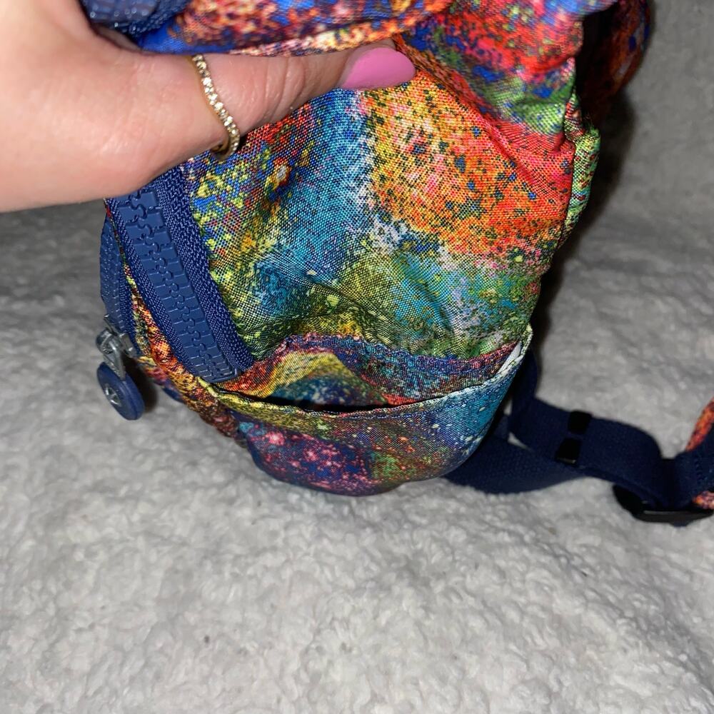 Kipling Seoul go Small Backpack Wavepool Splash - Picture 6 of 12